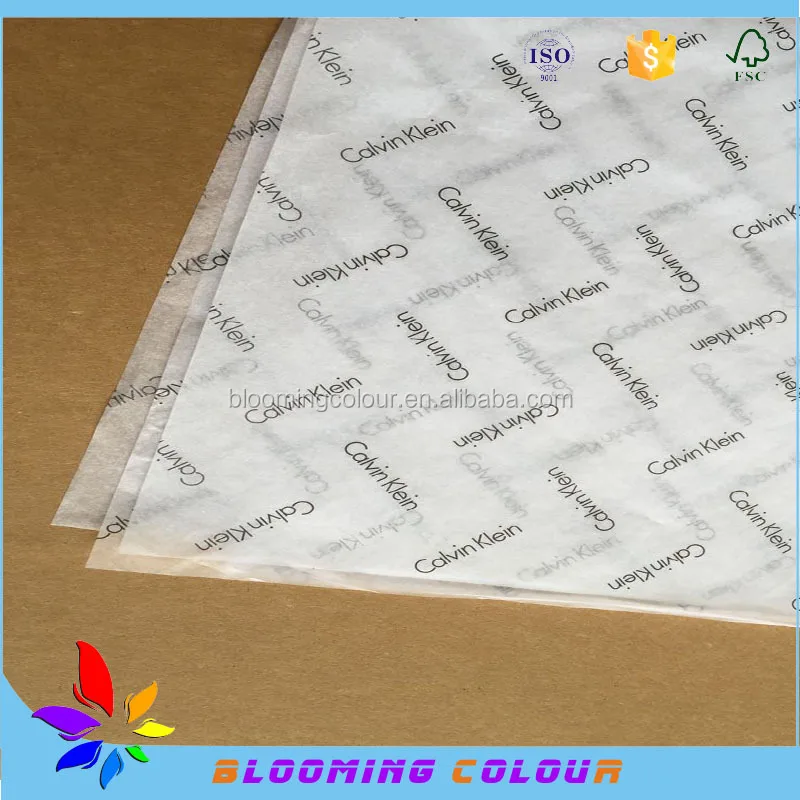 Widely used goods packaging high Quality custom printed Tissue Paper/warpping tissue paper