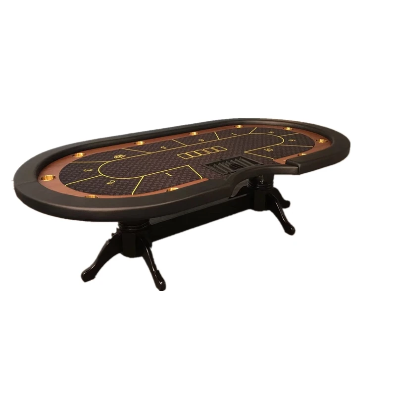 10 человек Техасский Холдем Овальный Делюкс казино покер карточный стол