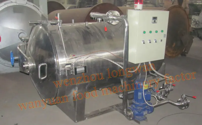 food processing autoclave sterilizer autoclave for sea food in tin can