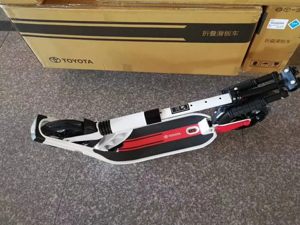 Алюминиевый Pro складной автомобиль/городской пуш-ап 2 большое колесо ножная педаль взрослый самокат оптовая фабрика изготовленный на заказ логотип Складной Скутеры