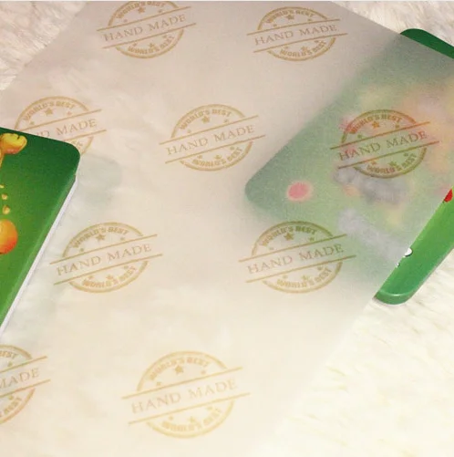 
Printed Logo Designed Moisture Proof Soap Wrapping Paper 