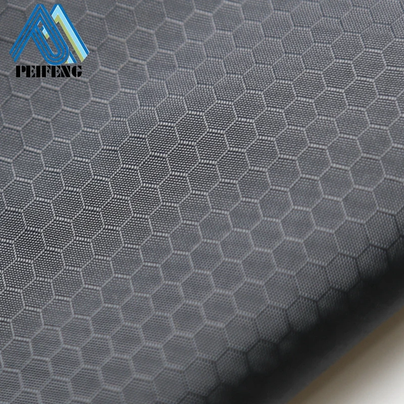 NBFH1392 70D 210T 0.3 football ribstop nylon fabric 210t ripstop nylon taffeta