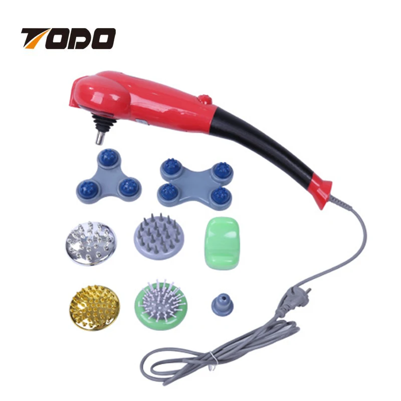 Новинка 2017, магический массажный молоток с дальним инфракрасным излучением 7 в 1, дешевый массажер для тела