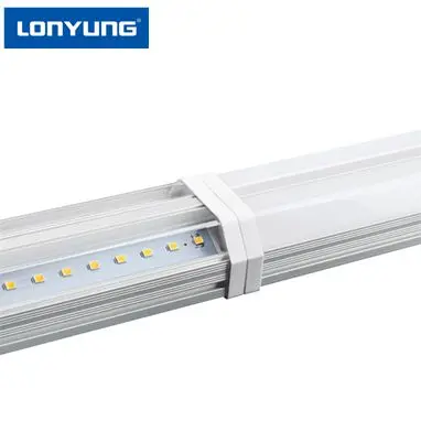 Linkable ETL DLC TUV SAA T5 Led Linear Light Fixture, 4Ft - 8ft 30W 60W Dimmable T5 Led Integrated Double Tube Lights