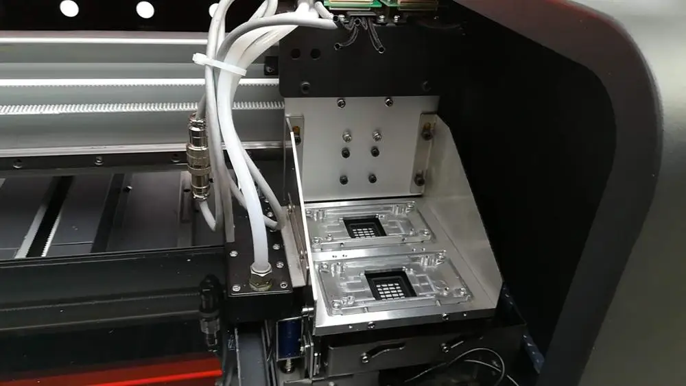 TECJET 3350 330*500mm industrial design xp600 dx7 inkjet printing machine direct image uv flatbed printer