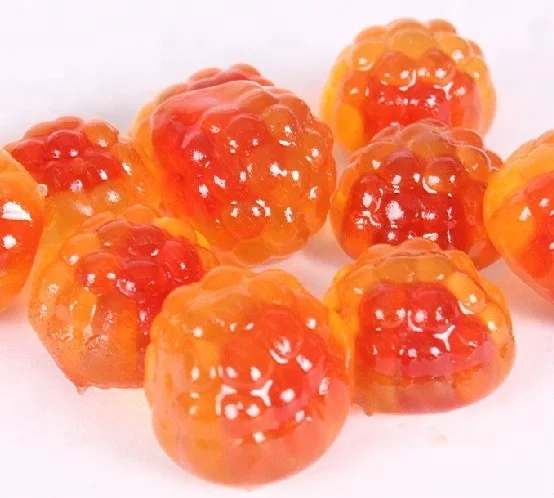 50g juicy center filled sweet gummy jelly candy