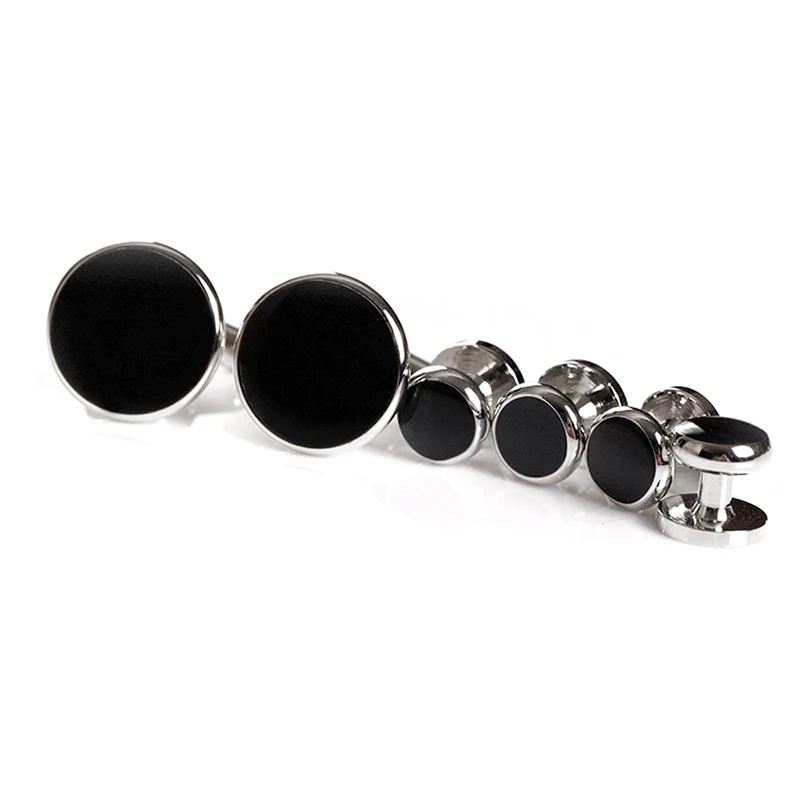 Высококачественные металлические пуговицы, запонки и шпильки, оптовая/розничная продажа, мужские аксессуары