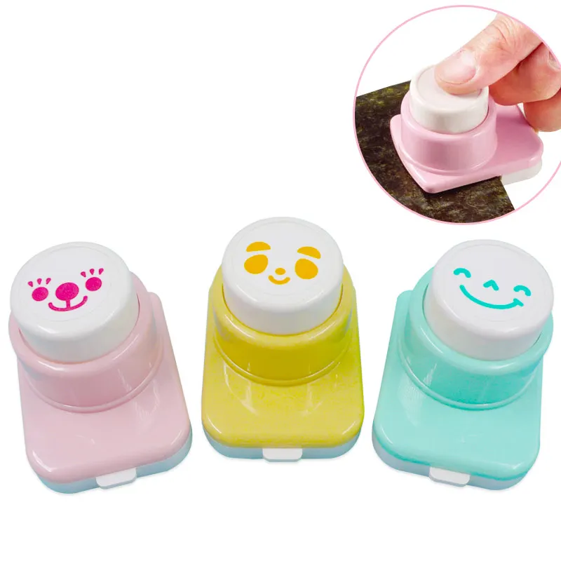 3pcs lot Cute Smile Sushi Nori Rice Mold Decorating Cutter Bento Rice ball Maker DIY Tool