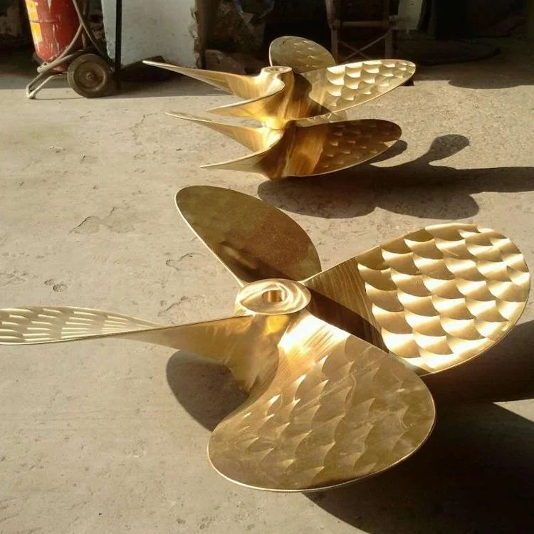 CCS, ABS, BV, DNV Marine brass boat propeller