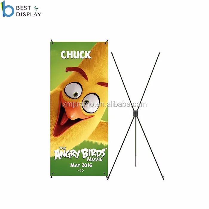 Outdoor display standard X banner stand size 60*160/80*180