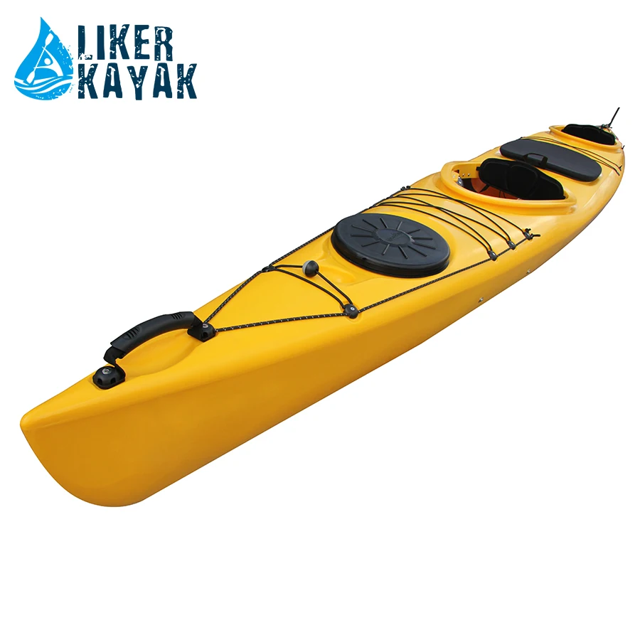 Plastic rotomoulding kayak, 3 person sea kayak for family use