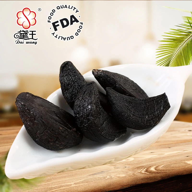 Agriculture Vegetables fresh fermented peeled whole black garlic