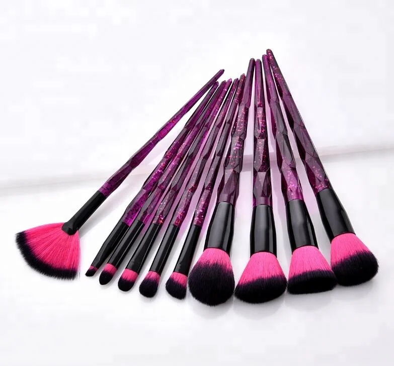 Wholesale Fashion Purple Night Sky diamond makeup brush