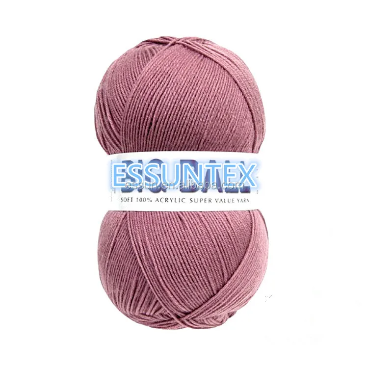 NM8/3 100% soft acrylic wool hand knitting yarn fancy yarn