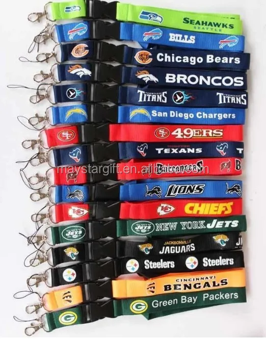 2024 New Designs NFL Key chains Lanyards Wholesale
