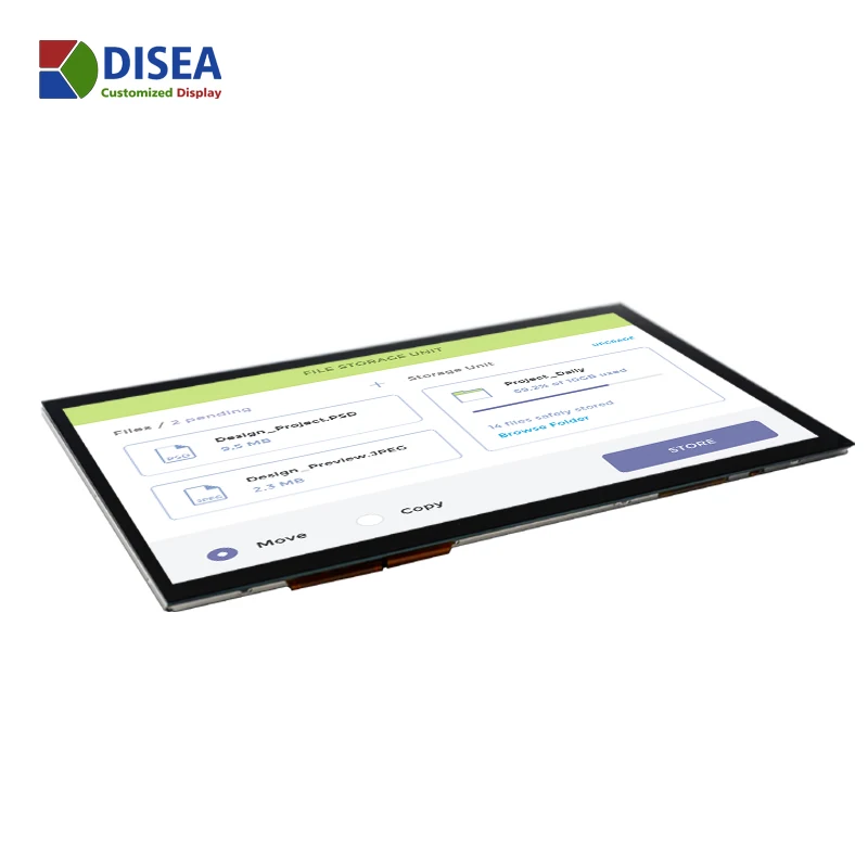 Disea Oem IPS full viewing angle 10.1 inch 1280x800 TFT LCD display screen with capacitive touch panel