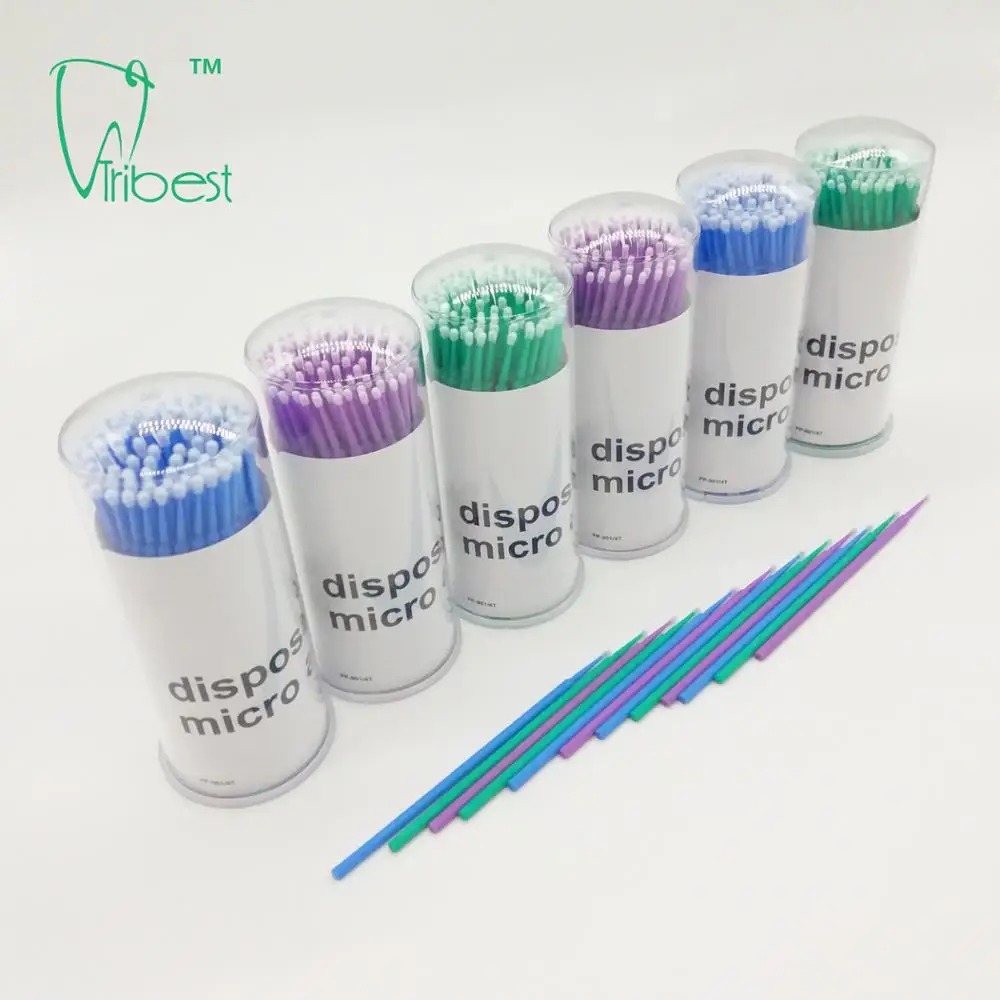 Стоматологический обычный тонкий и ультратонкий микроаппликатор/стоматологическая микрощетка