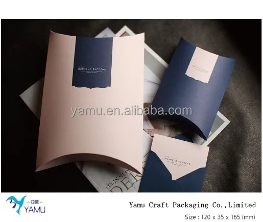 Made in China high quality custom pillow box/pillow box
