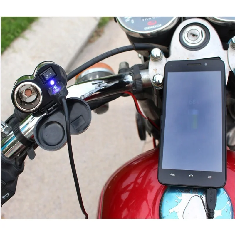 Waterproof Motorbike Charge USB Port For Motorcycle Phone Charger