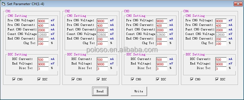 16 Channels Intelligent Unviersal Laptop Battery Tester Charger Discharger with Software