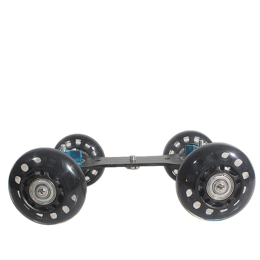 VGEET universal super mute black track skater table top mini video camera dolly for DSLR camera accessories