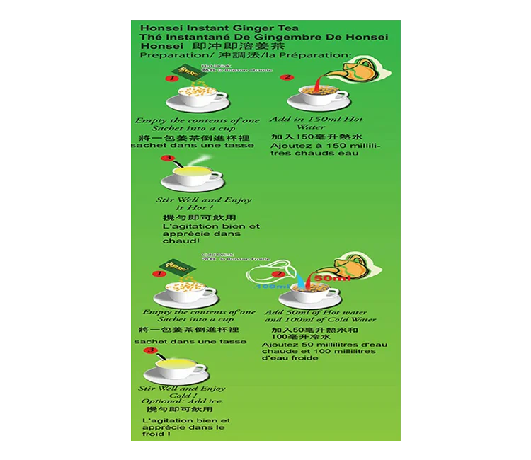 Singapore Healthy Natural Honsei Honey ginger tea instant Price