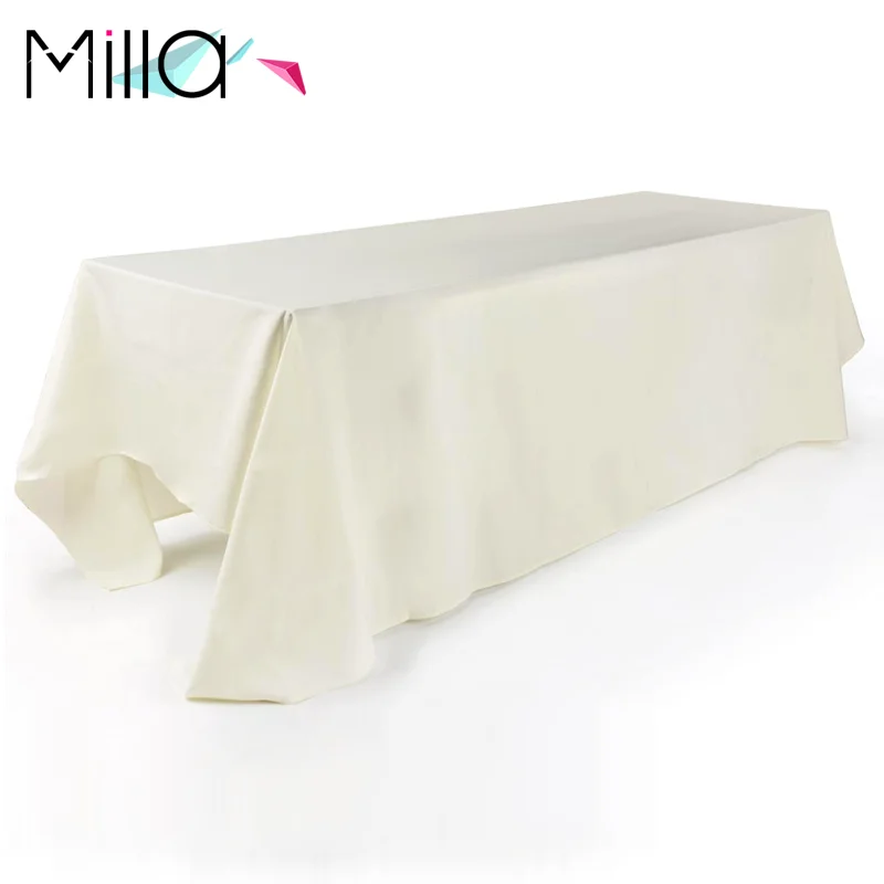 100% Polyester Rectangle Cheap Wholesale Promotional Restaurant Buffet Table Cloths