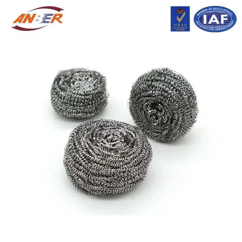 Dish Cleaning Stainless Steel Wire Mesh Wash Sponge 20G Scourer