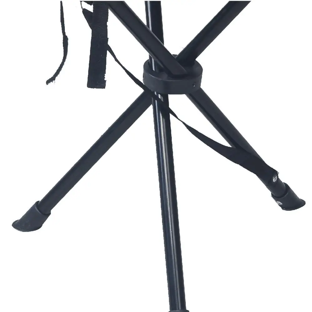 Heavy Duty Foldable Tripod Camping Stool Hunting Triangle Fishing Chair Free Carrying Case