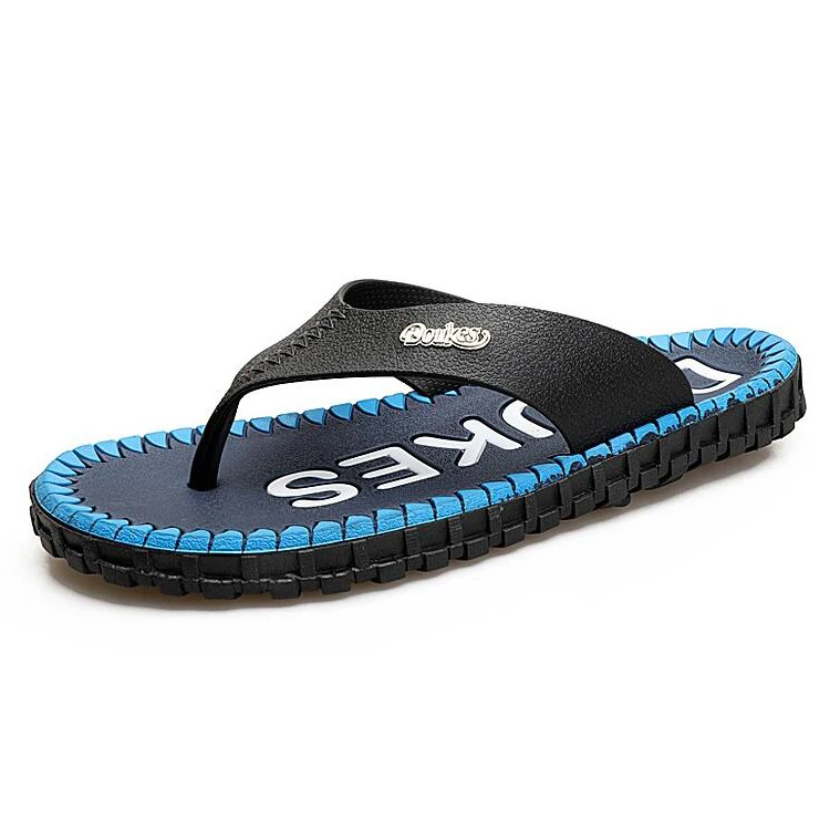 pvc men flip flops comfortable durable.Fashion men pvc slippers