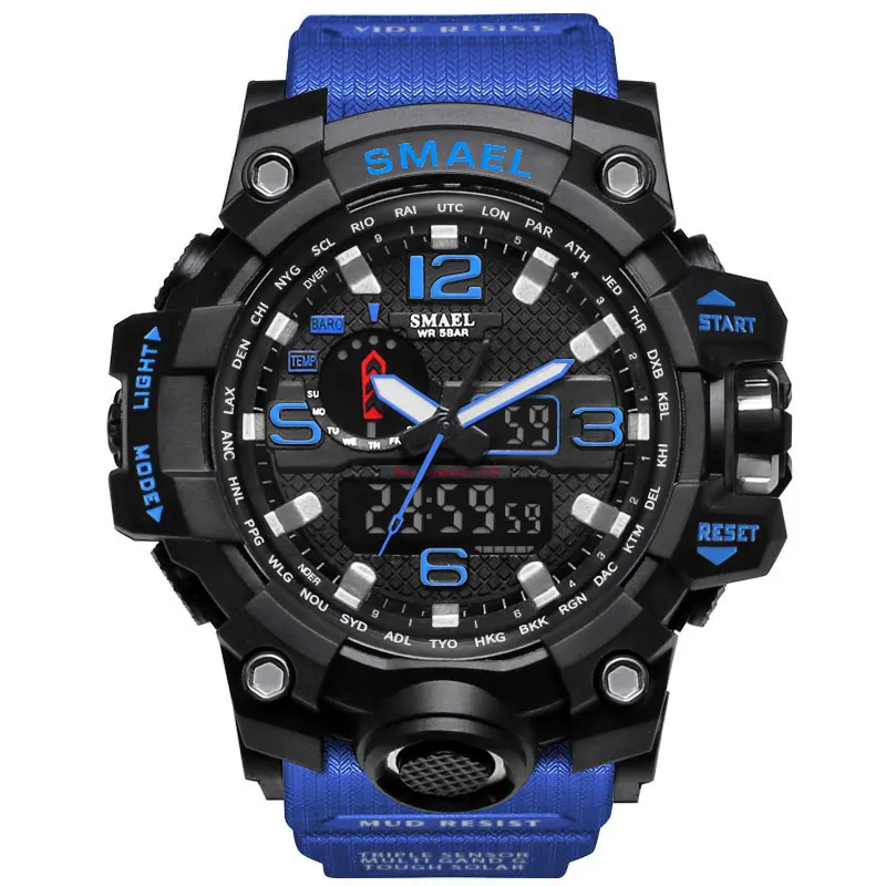 
SMAEL Top Brand Luxury LED Digital Watch Boys Military Sport Style Wristwatches 