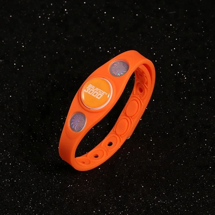 Factory CHEAP Negative Ion bracelet,balance 3000 hologram power bands therapy silicone adjustable energy wristband