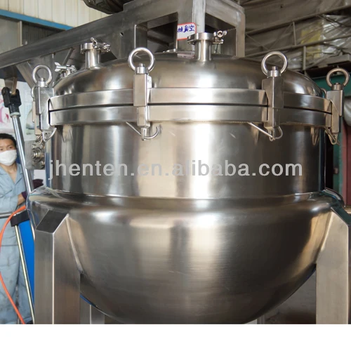 Stainless steel barrel bbq grill double jacket kettle reactor agriculture