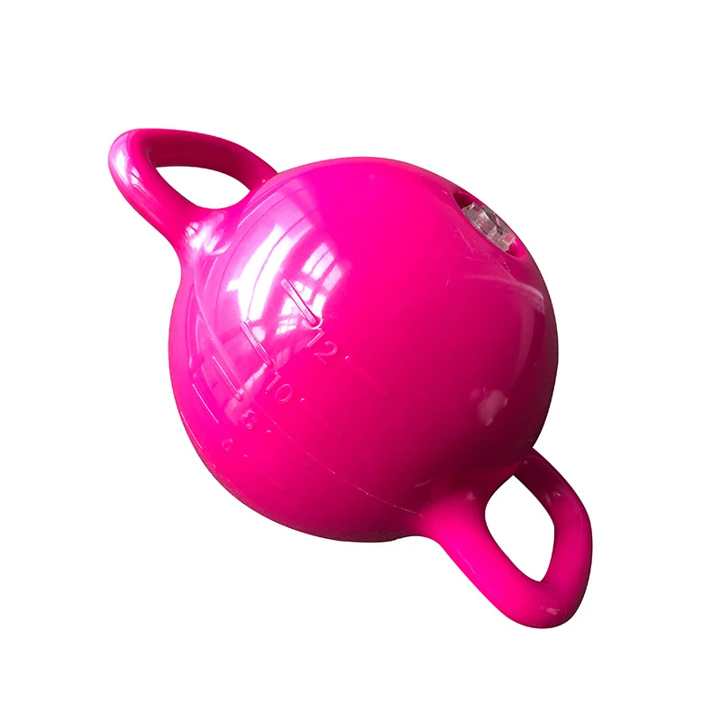 China Cheap Competition Coat Water Plastic 1lb Kettlebell with Custom Logo
