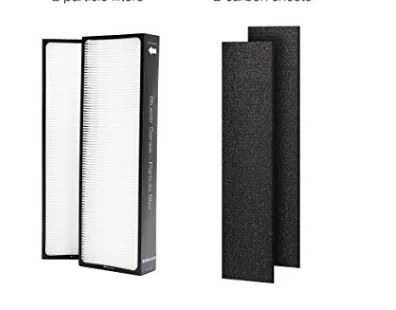 Blueair Sense + очиститель воздуха HEPA, бесшумная технология для удаления частиц и запахов, белый цвет