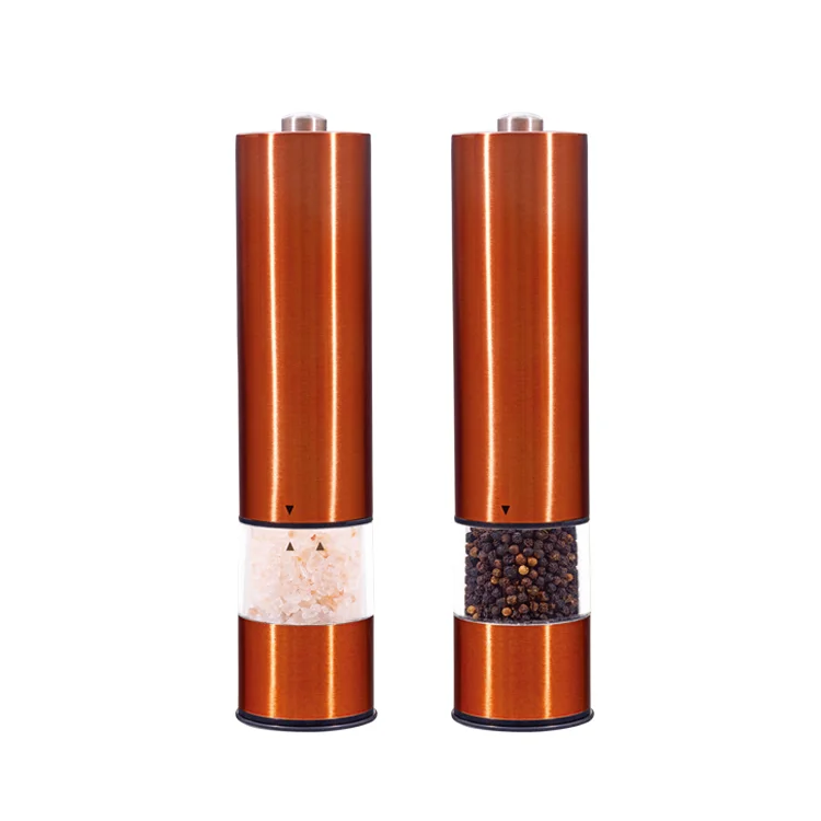Factory New Product Battery Operated Salt and Pepper Grinder Set