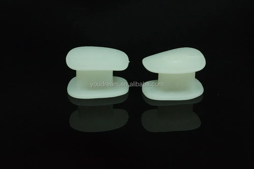 Gel Toe Separators with No Loop for Bunions and Corns-Corrector Pads Provide Bunion Relief and Prevent Toe Rub