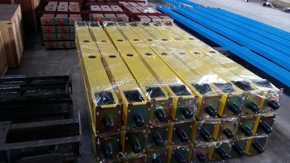 end carriage end truck wheel block end beam of single girder overhead  electric crane 5ton