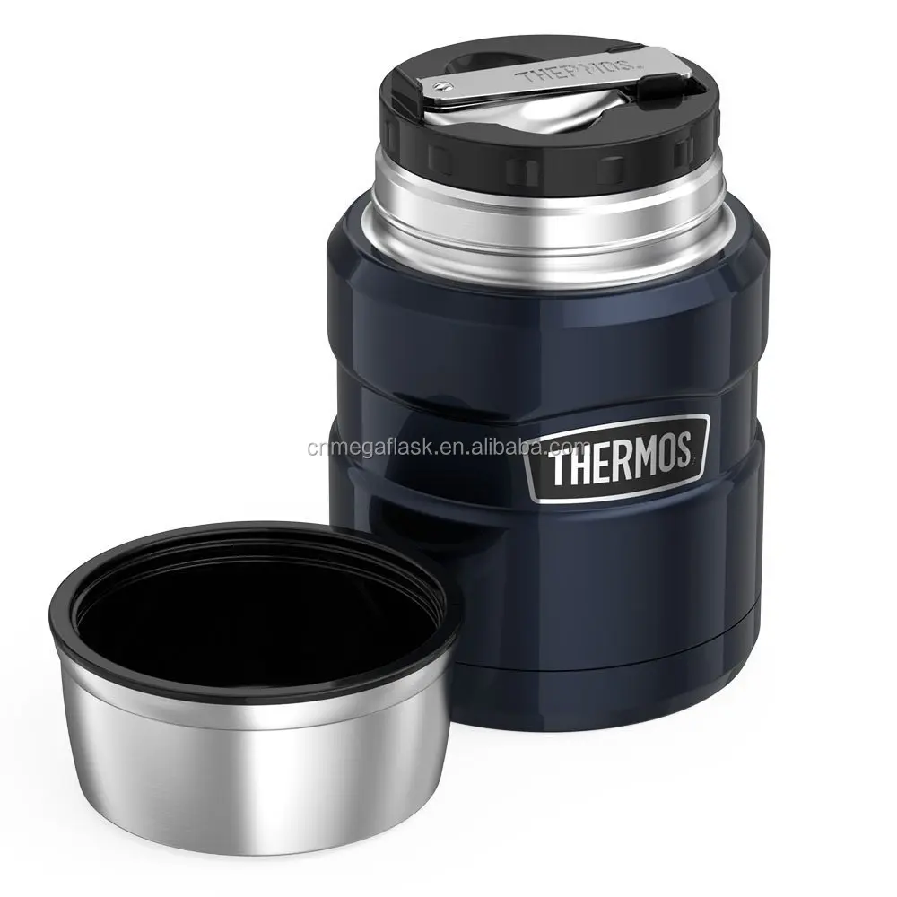 16oz Thermos Stainless King Food Jar with Folding Spoon