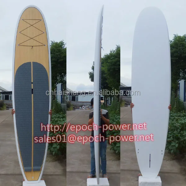 wooden sup surf boards