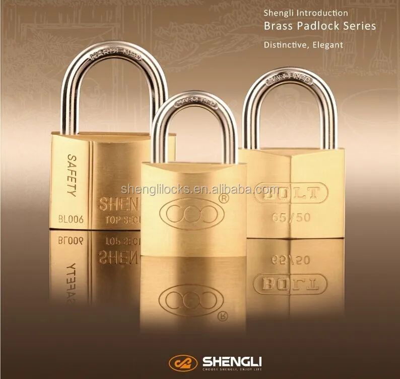 CHEAP BRASS PADLOCK WITH BRASS PAD LOCK