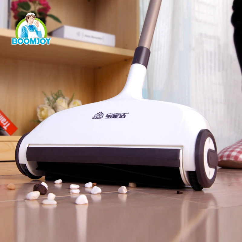 BOOMJOY Microfiber floor cleaning Multifunctional mop heads electric road sweeper Rubber broom hand push sweeper