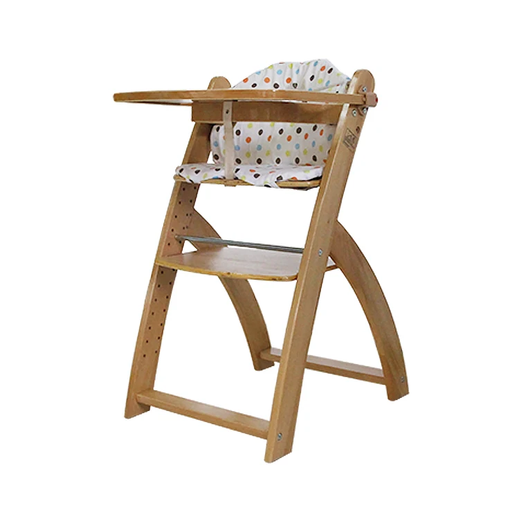 
Factory Support Custom Infant Feeding Wooden Baby High chair 