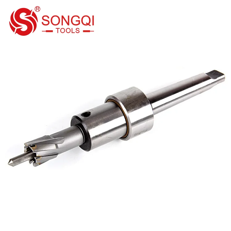 Annular cutter arbor with morse taper MT2/3/4 for magnetic drilling machine