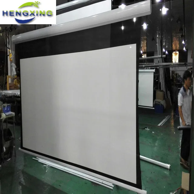 front office equipment of tubular motor for projection screen with 3D silver screen fabric