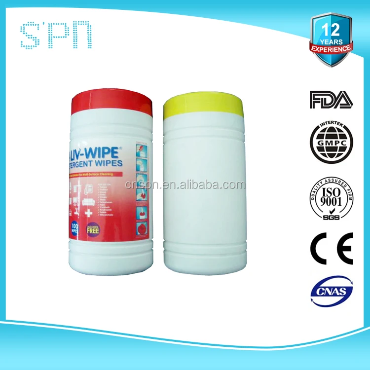 
OEM 70% IPA canister disinfectant wipe 