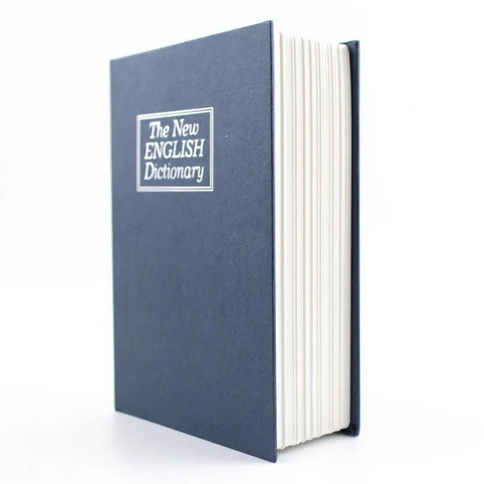 High Quality Dictionary Key Lock Hidden Secret Safe Book Shape Storage Box Diversion Book Safe