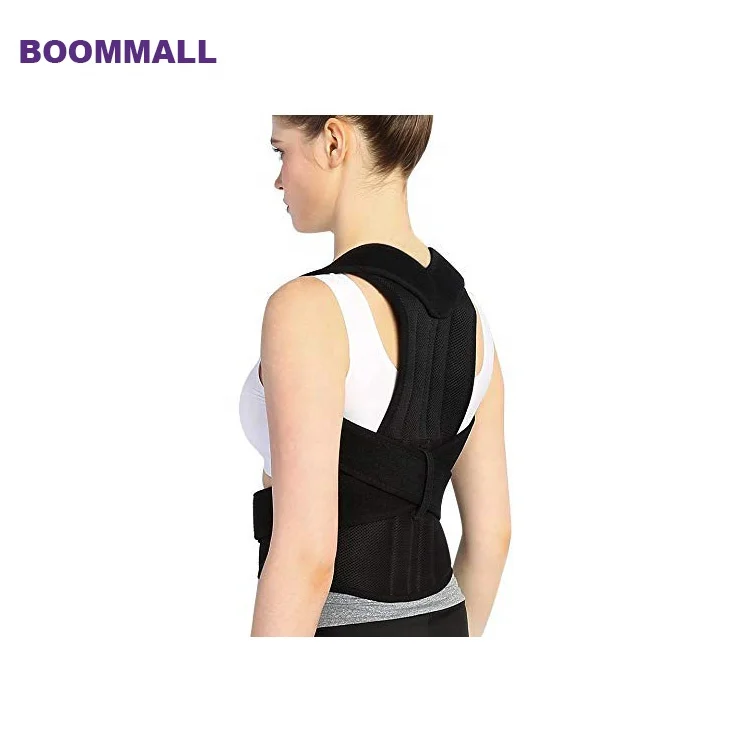 
Wholesale mesh breathable adjustable belt custom logo shoulder back posture corrector clavial brace trainer clavicle support 