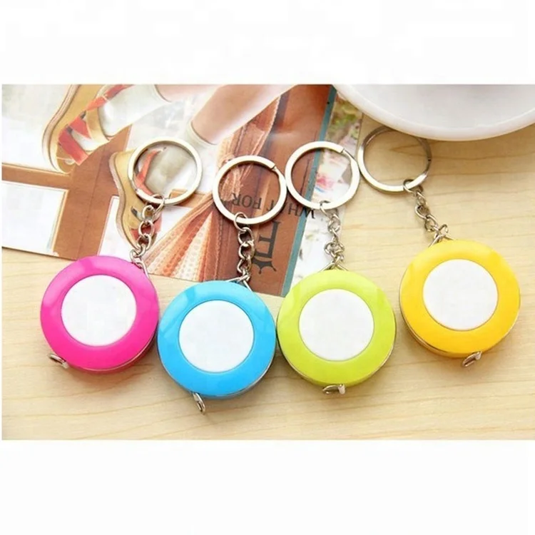 Custom 150cm / 60 Inch Keychain Mini Retractable Tape Measure For Cloth