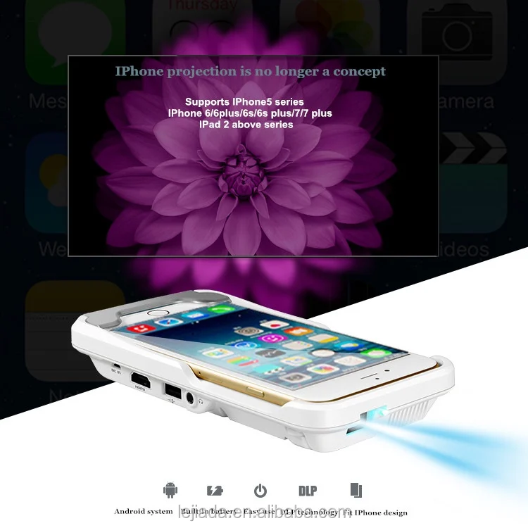 Последние g6 DLP1080P высокой четкости мини светодиодный iphone мобильный телефон-проектор